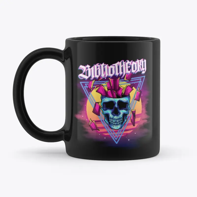 BiblioTheory Skull Books Mug