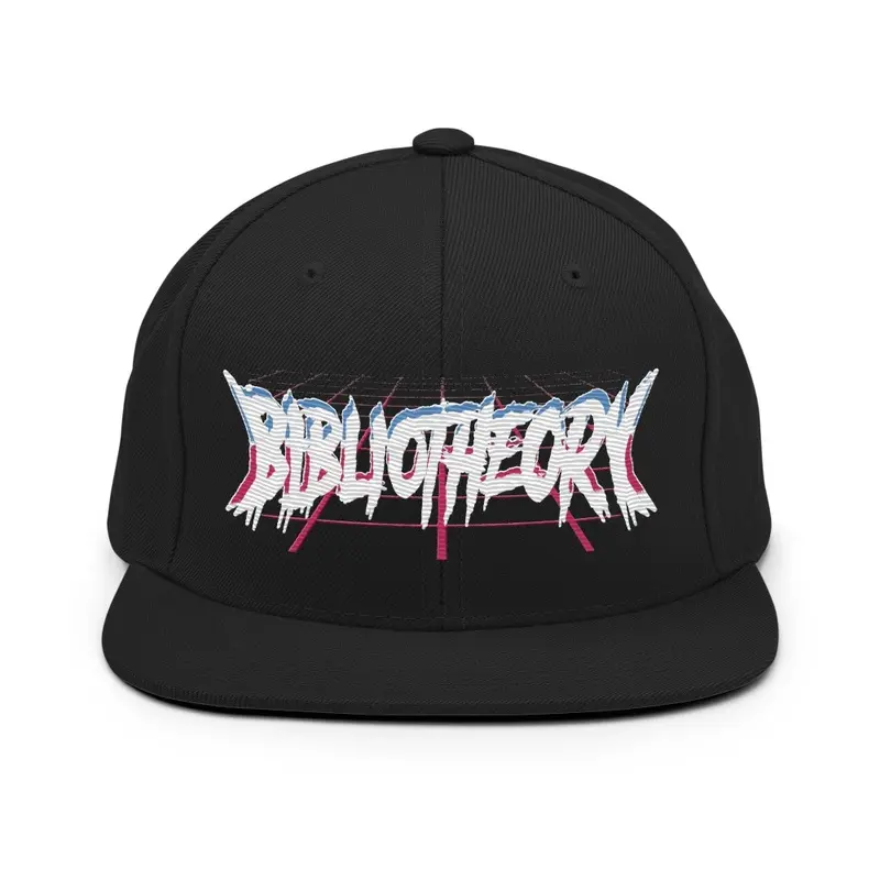 BiblioTheory Hat - White & Color Text