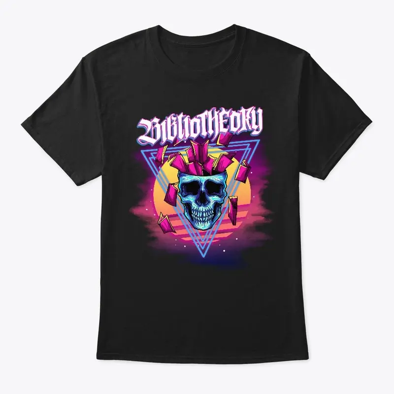 BiblioTheory Skull Books T-Shirt